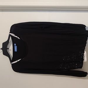 Vera Wang sheer shirt